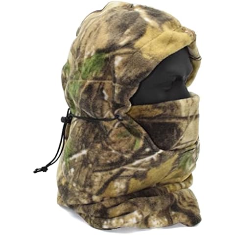 Balaclava Hood Fleece Camouflage Colours Winter Hunting Outdoor Cover