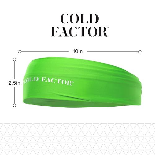 Image of COLD FACTOR Cooling Headband for Women and Men - UPF 50+ Advanced Evaporative Comfort, Instant Cooling Sweatband for Outdoor Sports, Fitness, Yoga, Hiking, Running, and Workout