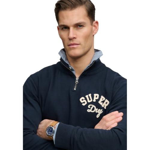 Sweatshirt à col rond zippé Superdry Vintage Athletic - vue 4