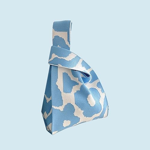 Bolso Tote tejido pequeño para mujer miniatura 4