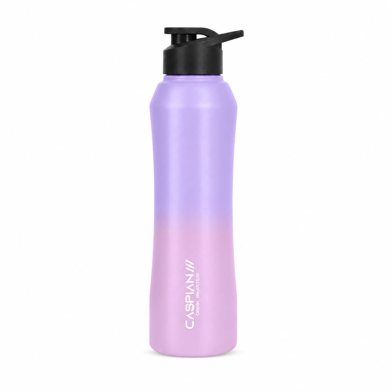 Caspian Trek Customised Stainless Steel Water Bottle 1L, Orchid with Logo Print - Personalised Water Bottle with Your Name Print for Kids Boys Girls School Office Gym- Perfect for Corporate Gifting