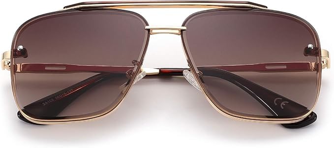 Image of Desire Rocky Square Sunglasses for Men KGF Yash Style UV Protection