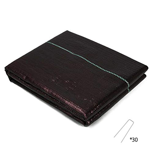 WY 100gsm Heavy Duty Forrado Weed Control De Tela Paisaje De Tierra Cubierta De Membrana For Uso En Patios, Jardín, Flores, Paisajismo (Size : 2M*10M)