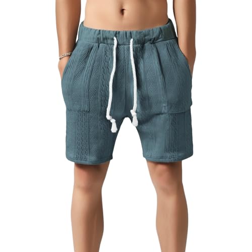 Short en tricot ample homme WWricotta respirant et épais