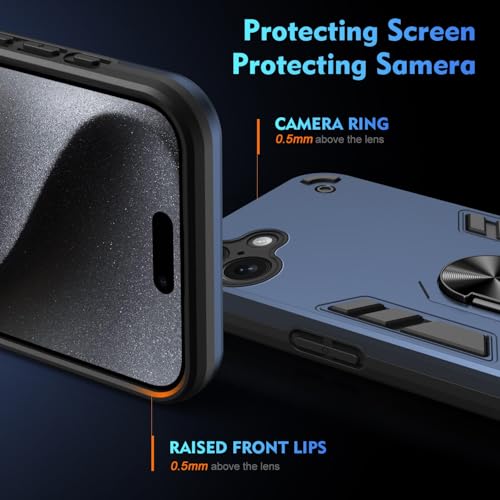 Coque iPhone 16 Plus antichoc militaire anti-chute robuste avec support - 3