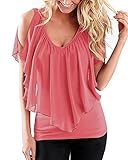 material: chiffon licht und soft / spandex glatt und dehnbar, sehr schmeichelnd und comfy.the nette rüsche-schicht oben gibt ein elegantes, nettes gefühl zum komfortabel.