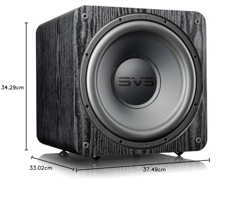 SVS SB-1000 Pro Sealed Bluetooth Subwoofer (12", Black, Ash)