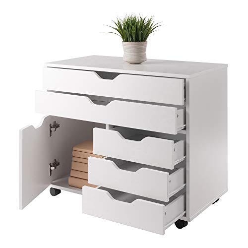 Winsome Wood Halifax Cabinet, 26 H, White #TOP7