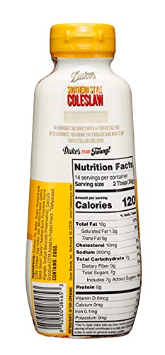 Image of Duke's Southern Style Coleslaw Dressing - Tangy & Classic, 14 Ounce (Pack of 1)