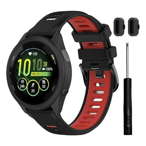 TopPerfekt Garmin Forerunner 265Sprvoh \tgVR X|[cpXgbv Forerunner 255S/265S-Musicp Venu 2S/3S (18mm) - (ubN/bh)
