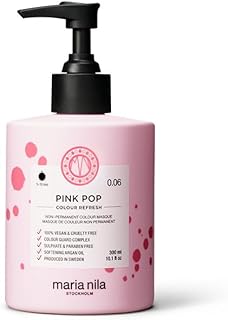 Maria Nila Colour Refresh, 300 ml, Mascarilla para Cabello, Pigmentos Semipermanentes, 100% vegano y libre de sulfatos/parabenos
