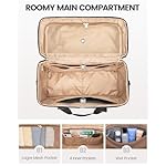 LOVEVOOK Travel Duffle Bag - Weekender & Overnight Bag with Toiletry & Wet Pocket, Carry-On Size, 3pc Set - Image 3