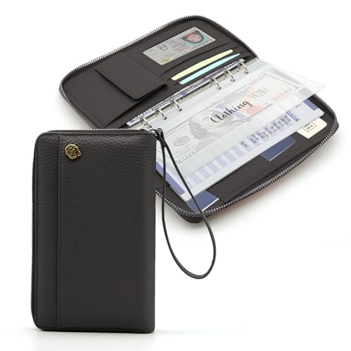 VLKAVIVA A6 Binder Cash Envelope System Wallet,...