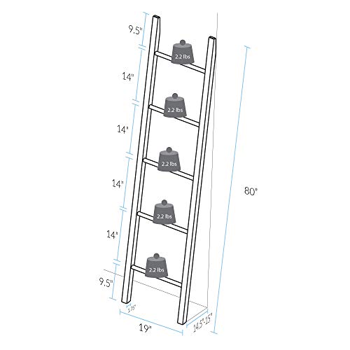 American Trails Decorative Ladder with Solid Walnut