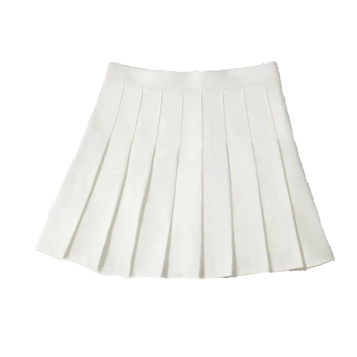 Gonna A Pieghe Minigonna Marrone da Donna A Vita Alta A Vita Alta alla Moda