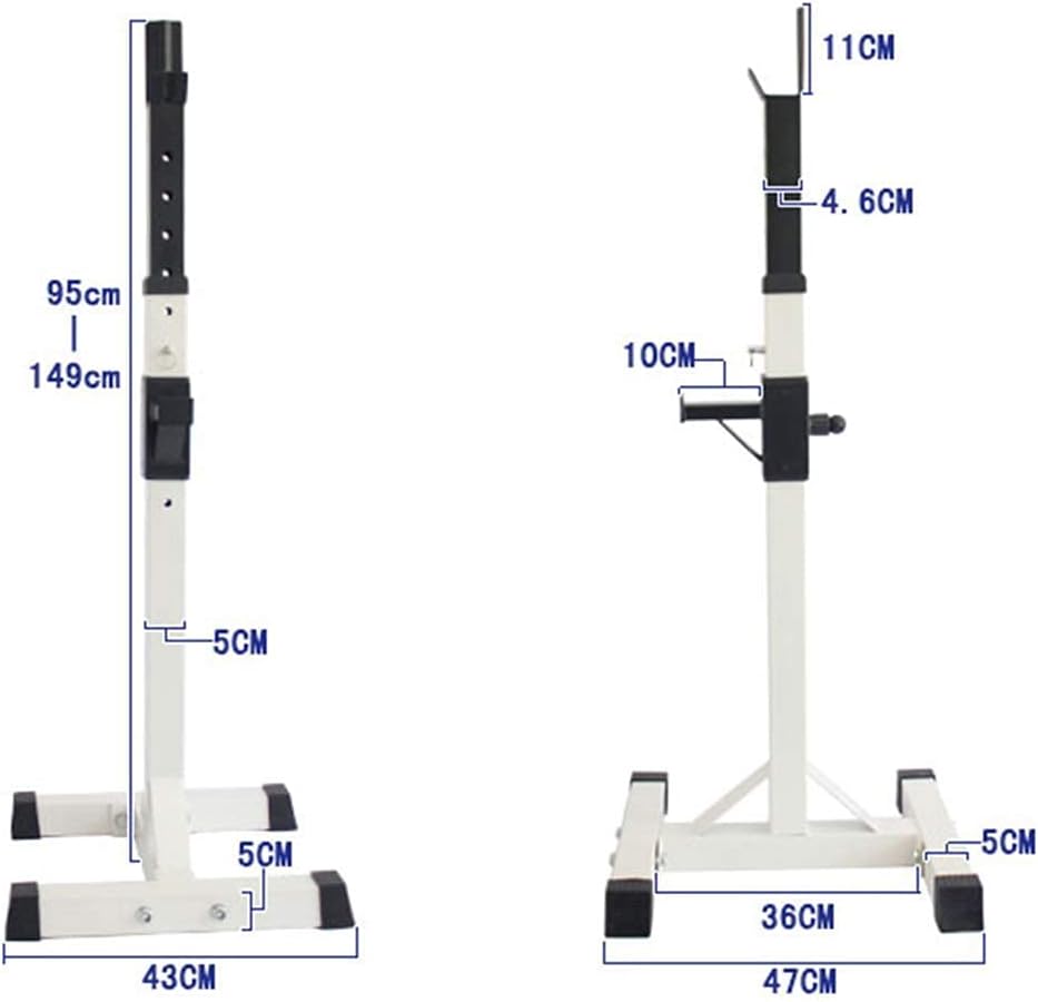 Fitness Combination Free Squat Rack Squat Racks/Barbell Rack,Adjust Squat Stands Bench Press Rack Strength Training Squat Rack Indoor Fitness Equipment