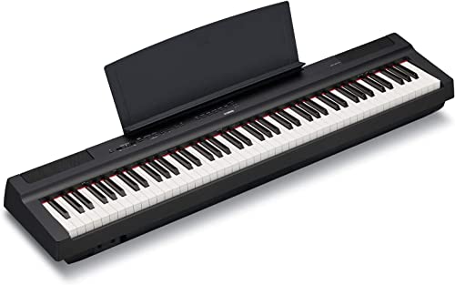 Yamaha P-125a piano numérique avec 88 touches – Compact, transportable et élégant – Compatible avec l’application Smart Pianist – Noir - Les Beatles, Paul McCartney, John Lennon, RIngo Starr, George Harrison Yamaha P-125a piano numérique avec 88 touches – Compact, transportable et élégant – Compatible avec l'application Smart Pianist – Noir – Image 4