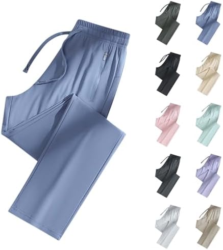 Stretchy Pants for Women 2025 Unisex Trendy Elastic Soild Color Quick Drying Pants Breathable Trousers with Pockets Stretchy Pants for Women 2025 Unisex Trendy Elastic Soild Color Quick Drying Pants Breathable Trousers with Pockets