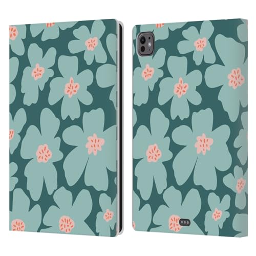 Housse iPad Pro 11 M4 rétro Daisy Green au café ou en réunion