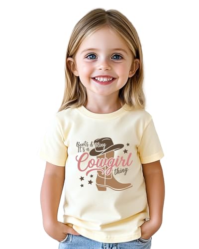 Toddler Cowgirl Shirt for Girls Western Shirts Cow Girl Clothes