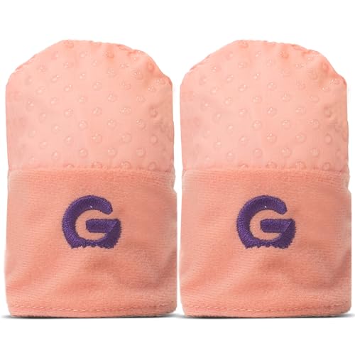 Gummee Glove Anti Scratch Teething Mittens Pink