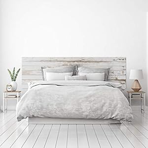 MEGADECOR Hoofdeinde voor bed van PVC, decoratief, economisch, textuur, oud hout, verschillende maten (200 x 60 cm)
