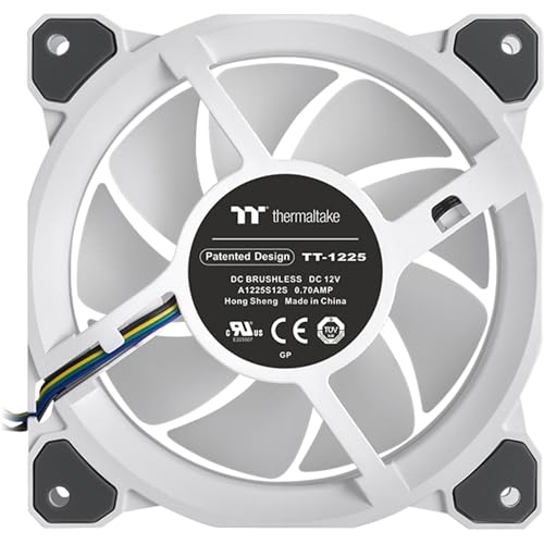 Thermaltake Riing Quad 12 RGB Boitier PC Ventilateur 12 cm Blanc