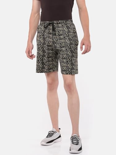 Image of Dollar Solid Men's Shorts | All-Over Print | One Side Zipper Pocket with Label Branding | Self Waistband with Drawcord | Wide Array of Attractive Prints