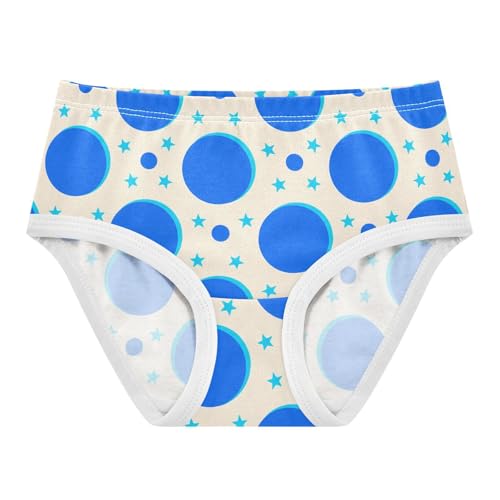 Round Star Yellow Toddler Girls's Underwear 2T 2302868