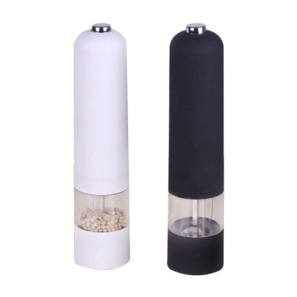 Macinapepe automatico elettrico Macina pepe nero macina pepe macina pepe e macinapepe utensili da cucina - R_White Salt Mill Pepper Mills