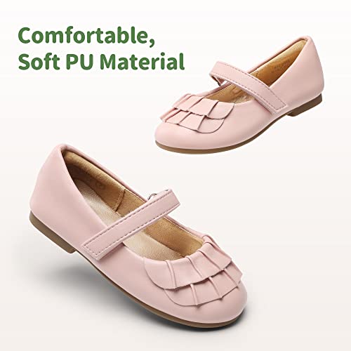 DREAM PAIRS Toddler Little Girls Mary Jane Ballet Flats Flower Girl Dress Shoes for Wedding Party School2