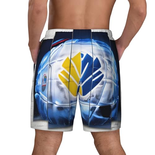 Short de bain doublure compression homme séchage rapide hockey - 4