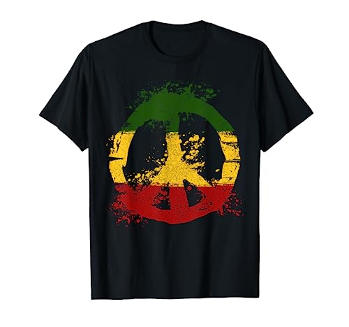 Reggae Rastafari Rasta Musique Cadeau T-Shirt