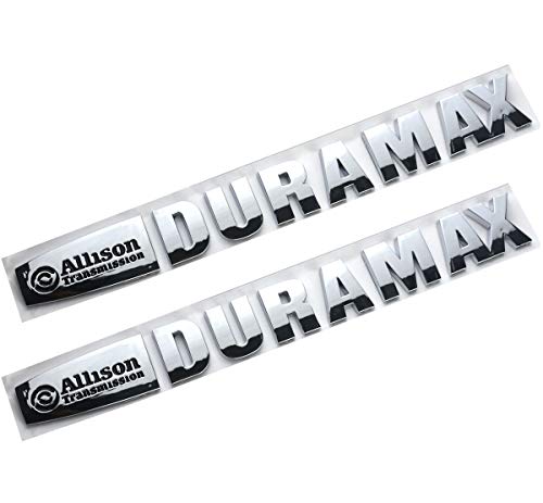 Insignias Allison Duramax para Silverado 2500, repuesto duradero y elegante