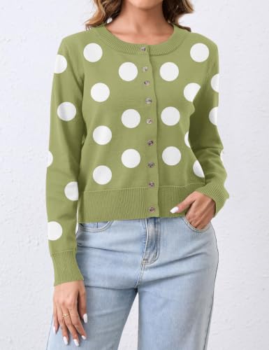 Image of Ziesexy Womens 2026 Leopard Cardigan Cropped Button Up Sweater