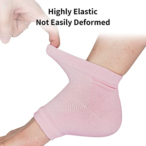 3 Pairs Moisturizing Heel Socks - Tifanso Heel Socks For Dry Cracked Feet, Gel Heel Repair Socks For Cracked Heels, Moisture Socks For Women Dry Feet, Moisturizing Spa Socks For Overnight (Regular) #TOP5