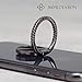 [2 Packs] Featured CD Textures Cell Phone Ring Holder Stand, 360 Degree Rotation Finger Ring Kickstand with Polished Metal Phone Grip for Magnetic Car Mount, Smartphone Accessories