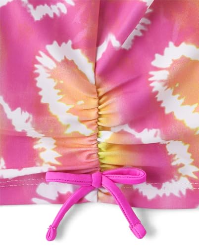 The Children's Place Girls' and Toddler Short Sleeve Rashguard Swimset2