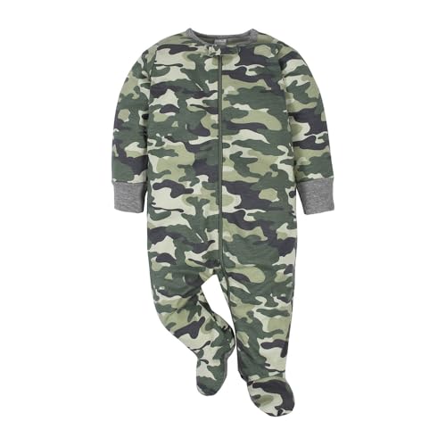 Image of Gerber Baby Boys' 4 Pack Sleep 'N Play Footie