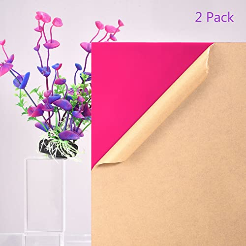 Image of DMiotech 2pcs 12 inch x 12 inch 3mm Thick Plastic Acrylic Board Acrylic Sheet PMMA Acrylic Board for Craft DIY Display Project Sign Blank Pink