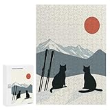【Une pièce mémorable】 : faites plaisir et défiez votre famille et vos amis en reconstituant cet incroyable puzzle de Ski Cat on Snowy Mountain 300 PCS. Ramenez à la maison des heures de plaisir et de divertissement que tout le monde appréciera.