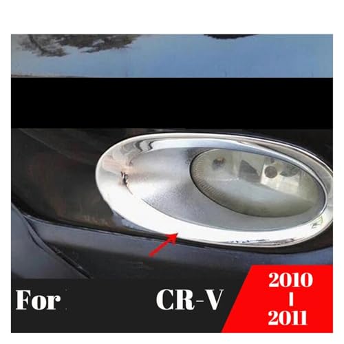 Embellecedor de antiniebla delantero accesorios exteriores bisel luces parachoques CR-V 2010-2011 6