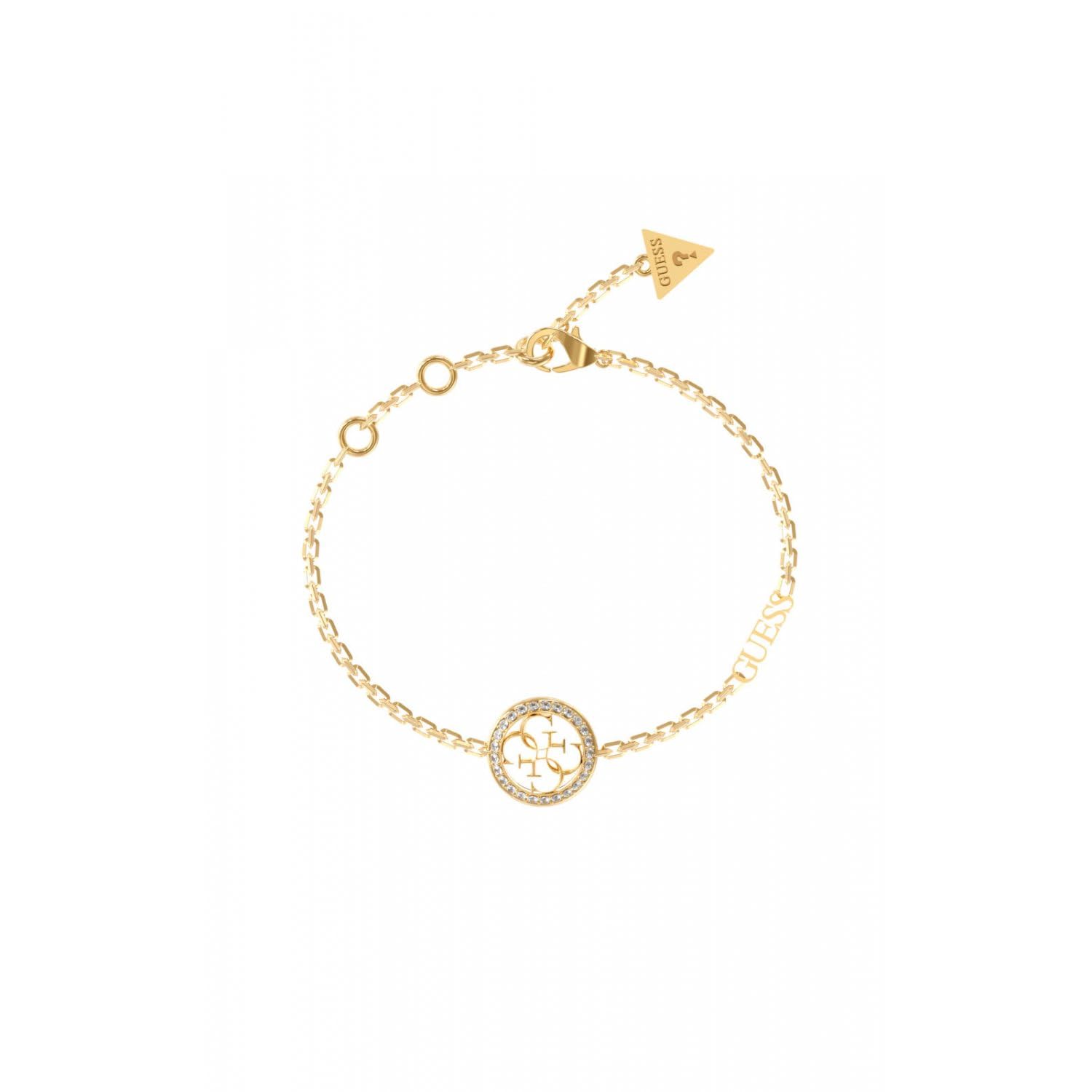 GUESS brazalete Life in 4G Logo Bracelet Gold dorado