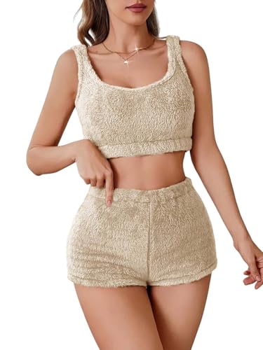 Image of KOTTY Women's Coral Fabric Coord Set - Cozy Two-Piece Lounge and Sleepwear for Relaxed Comfort and Elegant Indoor Style