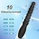 30 cm Silikon Vibrations-Analkugeln Analplug für Erwachsene, wiederaufladbarer Anusvibrator, wasserdichter G-Punkt-Stimulator, Prostata-Dildo-Vibrator, Analplug für Männer und Frauen