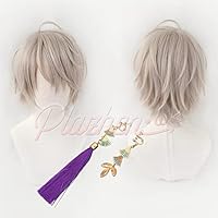 Amazon.co.jp: Plazhen コスプレ ウィッグ ＋ 耳飾り 甲斐田晴