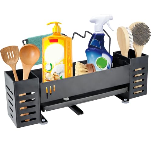 Spülbecken Organizer Küchen Schwarz,24,5x9x10,5...