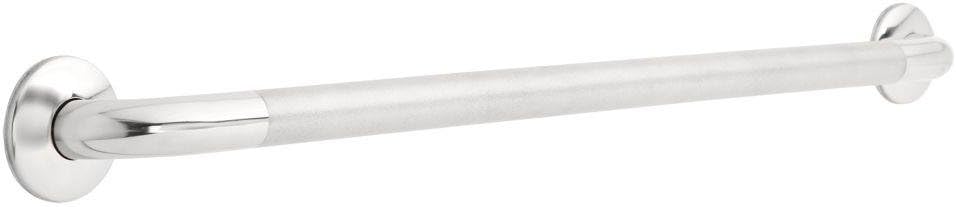 Franklin Brass 32 in. x 1-1/4 in. Concealed Screw ADA-Compliant Grab Bar in Peened and Bright Stainless