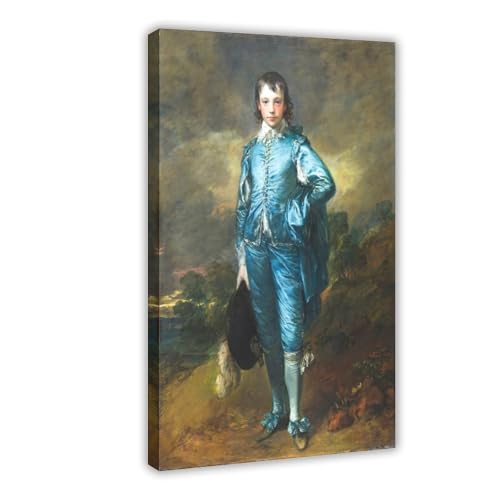 Portrait de Jonathan Buttall impression sur toile The Blue Boy de Gainsborough pour salon