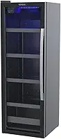 Cervejeira Expositora Venax Porta Invertida Blue Light 209l Preto 220v